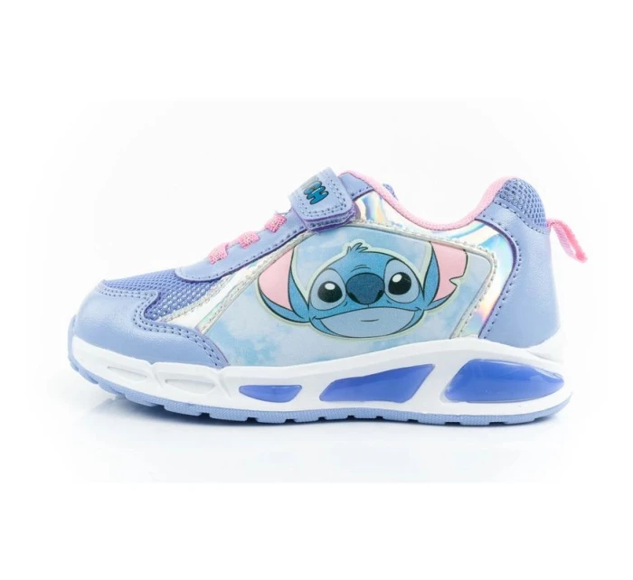Leomil Stitch dětská sportovní obuv tenisky lehké suchý zip LED