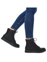 Rieker W R279B černé zateplené boty