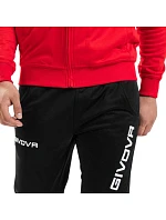 Tuta tepláková souprava One M červená/černá model 18393823 - Givova Tuta tepláková souprava One M červená/černá model 18393823 - Givova