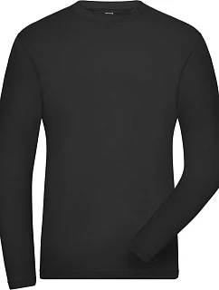 Daiber JN 1804 Pánské pracovní elast. tričko - Solid 02.1804 black