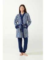 Dámský župan s potiskem model 20516812 - Vamp Dámský župan s potiskem model 20516812 - Vamp