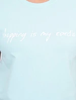 Nakupování je moje kardio mátová halenka