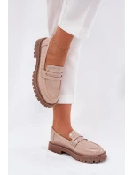 Dámské Lakované Mokasíny Se Béžové model 21689621 - Boto Dámské Lakované Mokasíny Se Béžové model 21689621 - Boto