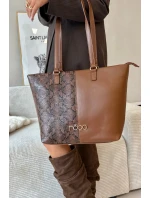 Kabelka Shopper Vzor  Hnědá model 21711876 - NOBO