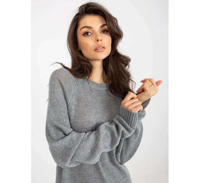 Dámský svetr BA SW 9005 .36P šedá - FPrice