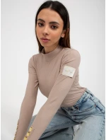 Bluzka TW BZ ciemny bezowy model 21764476 - FPrice Bluzka TW BZ ciemny bezowy model 21764476 - FPrice