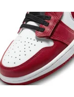 Pánské sportovní boty Air Jordan 1 Low FlyEase M DM1206-163 Červeno-bílá s černou - Nike Pánské sportovní boty Air Jordan 1 Low FlyEase M DM1206-163 Červeno-bílá s černou - Nike