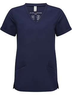 Onna NN 310 Dámský strečový kazak s výstřihem do V 39.N310 navy