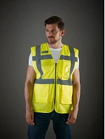 Yoko HVW 820 Hi-Vis síťovaná bezpečnostní vesta 79.W820 hi vis yellow/royal blue Yoko HVW 820 Hi-Vis síťovaná bezpečnostní vesta 79.W820 hi vis yellow/royal blue