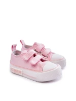 Dětské látkové tenisky se suchým zipem BIG STAR model 21594938 Růžová - Big Star Shoes Dětské látkové tenisky se suchým zipem BIG STAR model 21594938 Růžová - Big Star Shoes