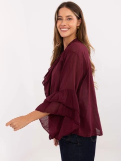 Koszula MI KS model 21421279 bordowy - FPrice