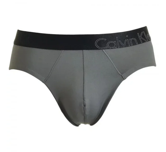 Slipy NU8658A-5GS šedá - Calvin Klein