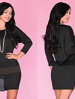 Dámské šaty CG007 černo-zlaté - Merribel