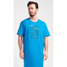 Pánská noční košile s krátkým rukávem Outdoor