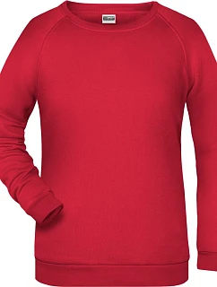 JN Dámská raglánová mikina 02.0 red model 22437522 - Daiber