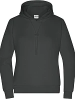 Daiber 8033 Dámská mikina s kapucí "Lounge" 02.8033 graphite