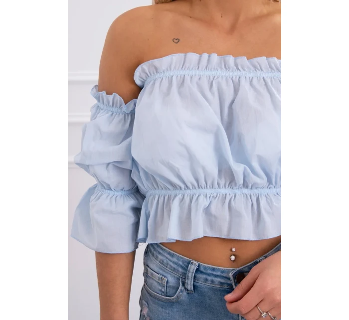 Modrá pruhovaná halenka Modrá pruhovaná halenka