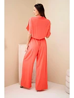 Dámský viskózový komplet se širokými kalhotami model 22185777 - K-Fashion Dámský viskózový komplet se širokými kalhotami model 22185777 - K-Fashion