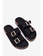 Dámské Pantofle Se Zlatými A Černé model 21703259 - Boto