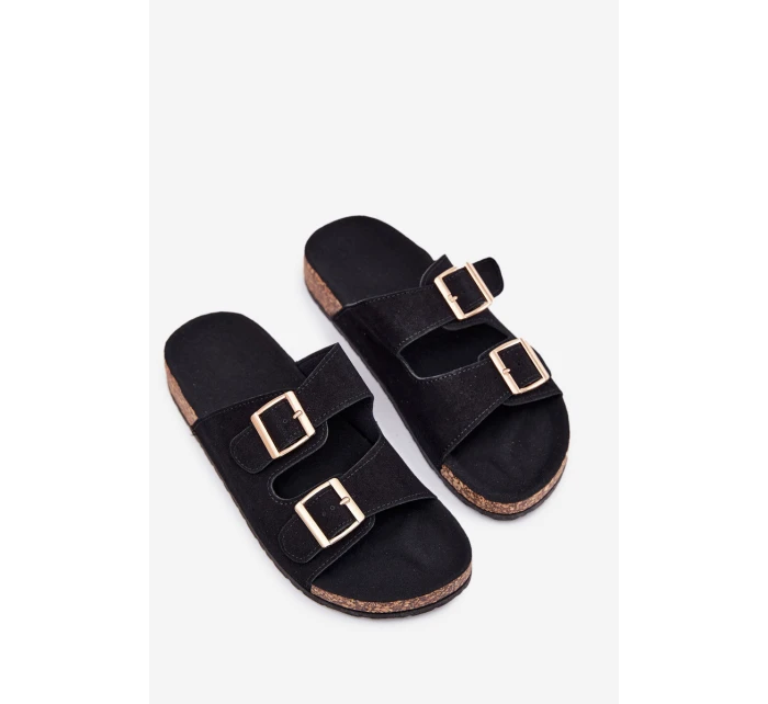 Dámské Pantofle Se Zlatými A Černé model 21703259 - Boto