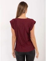 Bluzka MI BZ model 21787928 bordowy - FPrice