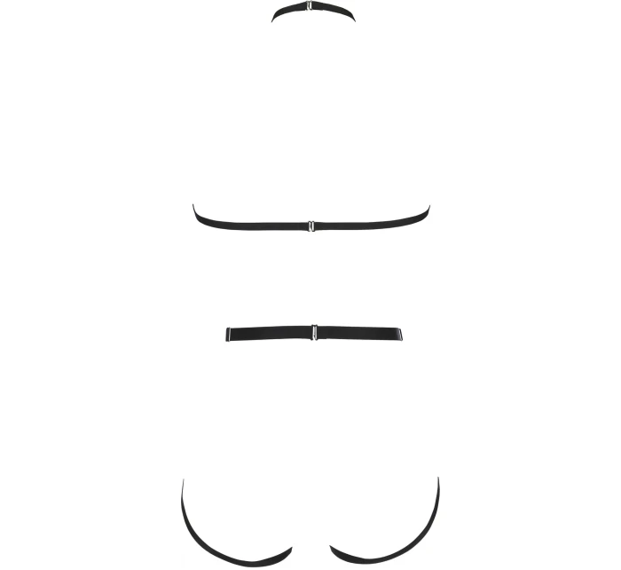 Sexy postroj V-9866 černá - Axami Sexy postroj V-9866 černá - Axami