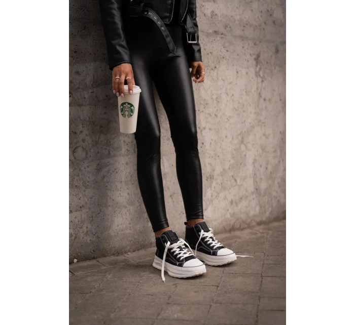 Dámské Tenisky Na Platformě Eko Kožené Big Star Černé Dámské Tenisky Na Platformě Eko Kožené Big Star Černé