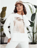 FEMMES dámská mikina bílá FashionStreet BY1281