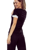 Dámské pyžamo Aster black - ELDAR