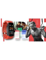 GIEWONT Smartwatch černé a červené 2 řemínky GW200-1