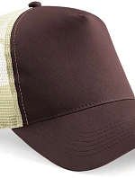 Beechfield B 640 5 panelová Trucker kšiltovka 53.0640 chocolate/caramel