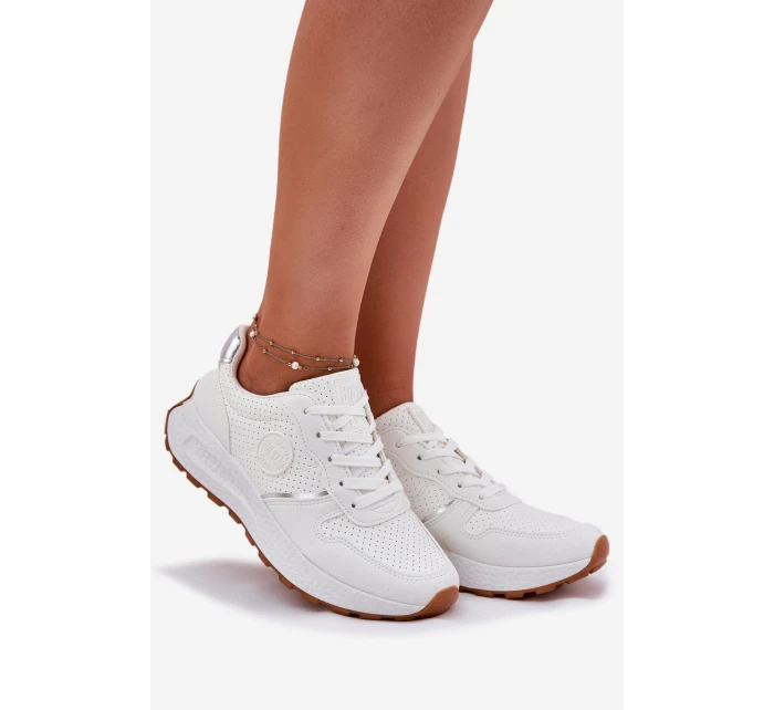 Dámské Tenisky Na Platformě Big Star model 21693863 HiPoly System Bílé - Big Star Shoes Dámské Tenisky Na Platformě Big Star model 21693863 HiPoly System Bílé - Big Star Shoes