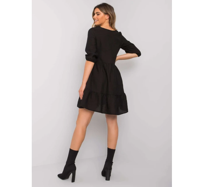 Šaty EM SK 004.06 černá Šaty EM SK 004.06 černá