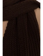 model 21479263 Žebrovaná šála hnědá - Moe