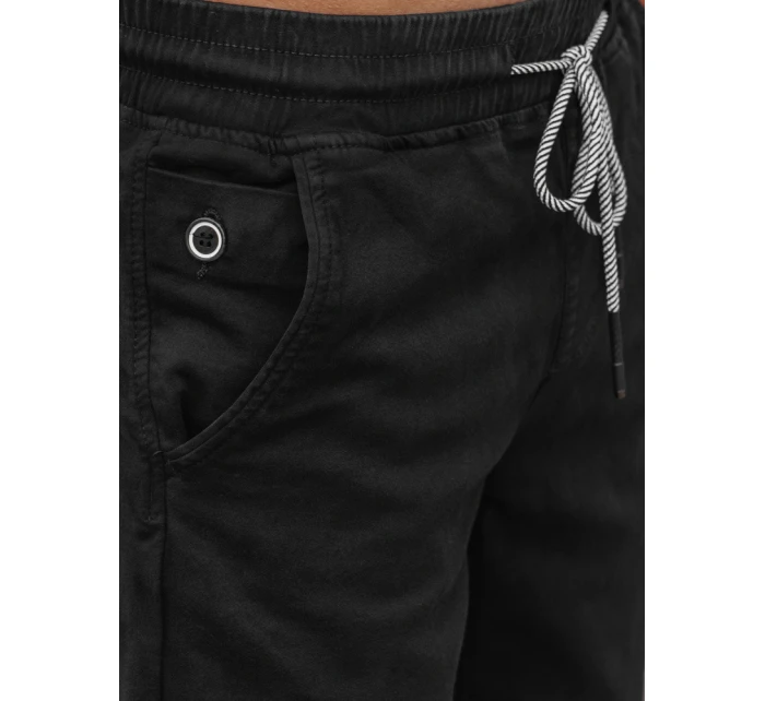 Pánské džínové šortky černé FashionStreet SX2435