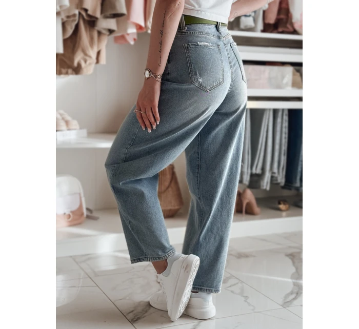 Dámské džínové kalhoty WIDELEGS modré FashionStreet UY2472 Dámské džínové kalhoty WIDELEGS modré FashionStreet UY2472