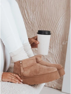 Dámské sněhule na platformě béžové model 21992062 - Dstreet