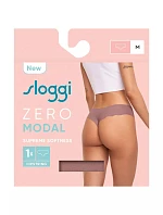 Dámské kalhotky ZERO Modal 2.0 Hipstring - CACAO - hnědé 1141 - SLOGGI