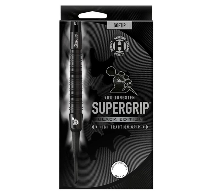 Šipky Supergrip Black 90% model 21132348 - Harrows
