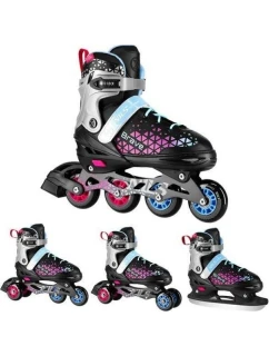 Kolečkové brusle 4 v 1 Pink velikost s  velikosti model 21332891 - Nils Extreme