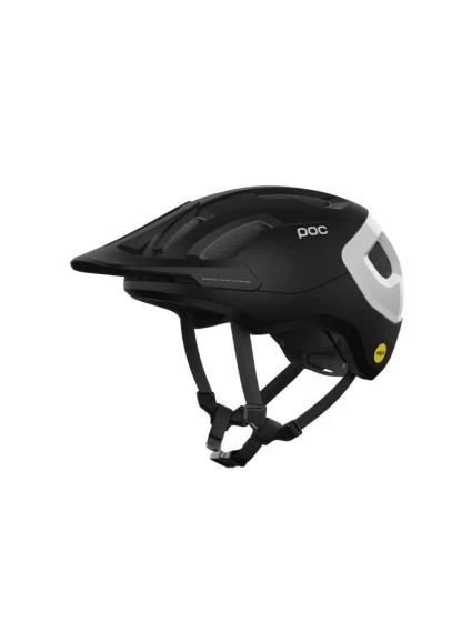 Cyklistická přilba POC Axion Race Mips černobílá