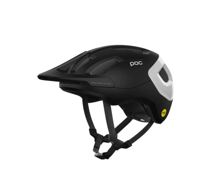 Cyklistická přilba POC Axion Race Mips černobílá