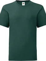 Fruit of the Loom Kids Iconic 150 T Dětské tričko 16.1023 forest green