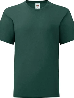 Fruit of the Loom Kids Iconic 150 T Dětské tričko 16.1023 forest green