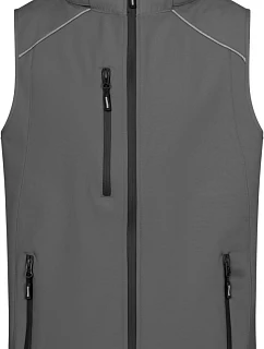 Promodoro 7840 Pánská 3-vrstvá softshellová vesta 40.7840 steel grey