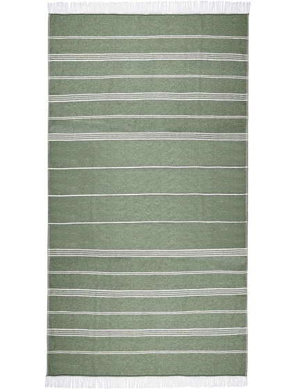 The One Towelling Recycled Hamam Towel Hamam ručník "Recycled" 48.1059 olive green The One Towelling Recycled Hamam Towel Hamam ručník "Recycled" 48.1059 olive green