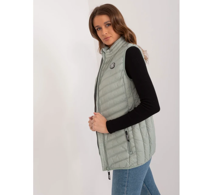 Kamizelka model 20095116 pistacjowy - FPrice Kamizelka model 20095116 pistacjowy - FPrice