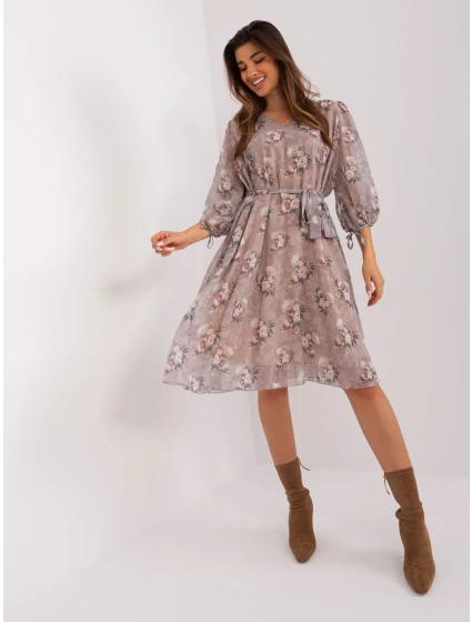 LK SK 509388 šaty.88 tmavě lila