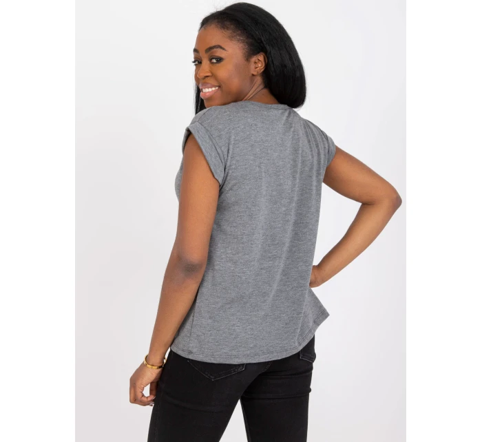 Tričko RV TS 4833.45P tmavě šedá