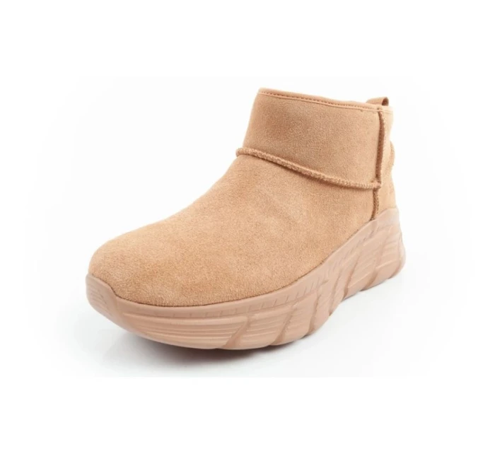 Skechers dámské zimní kotníkové boty zateplené kožené hnědé dámské